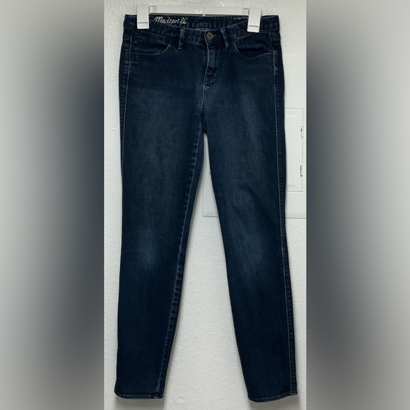 Madewell Denim - Madewell High-Rise SkinnyJeans in Dark Indigo Wash
